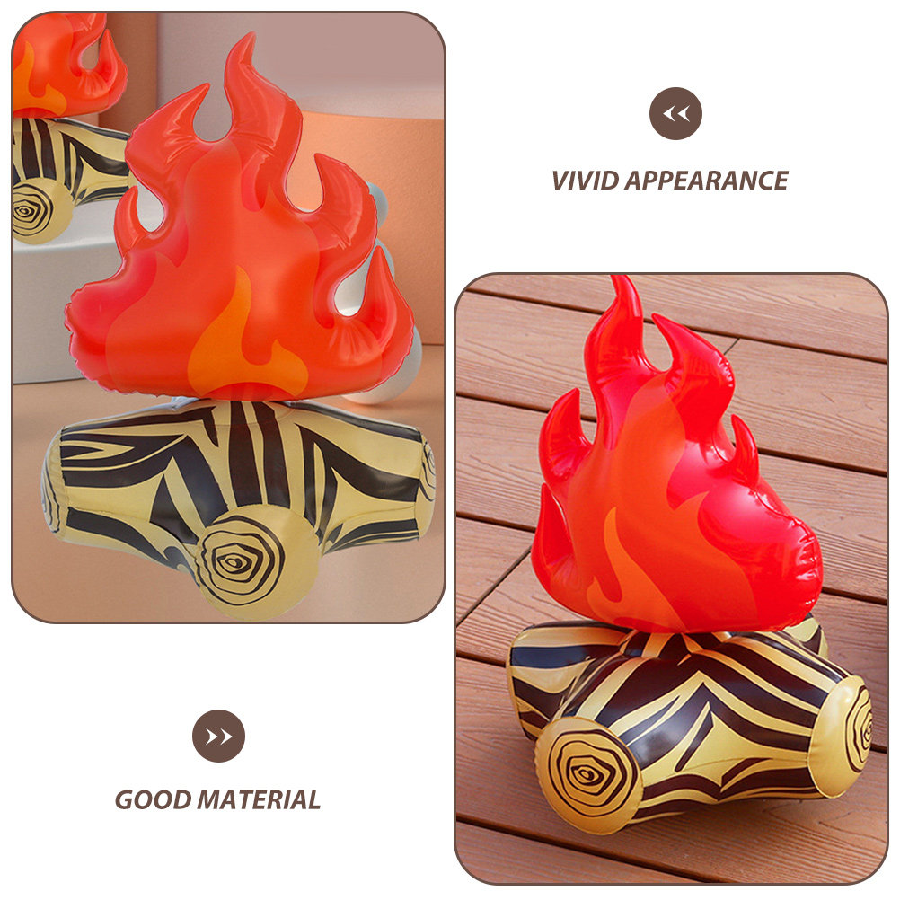 4Pcs Compact Inflatable Campfi - Outdoor Adventure Birthday Party ulasan dan harga